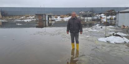 Karyağdı’ya yağmur da kar da vurdu