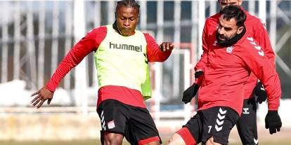 Sivasspor, Sarıyerspor maçının hazırlıklarını sürdürdü