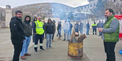 Divriği’de işsiz kalan maden işçileri için yardım kampanyası başlatıldı