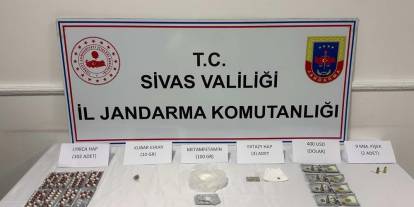 Sivas'ta uyuşturucu operasyonu!