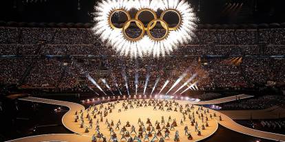 Kış olimpiyatlarına görkemli açılış