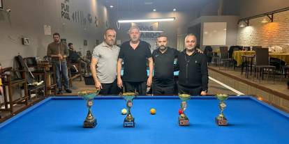 Sivas’ta 3 bant bilardo heyecanı