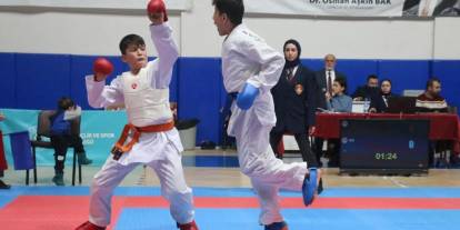 Karateciler il birinciliği için yarıştı