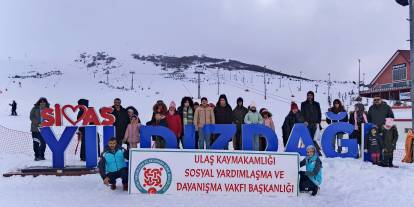 Ulaşlı öğrenciler Yıldız Dağı'nda doyasıya eğlendi