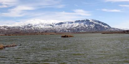 Eriyen kar suları Ulaş Gölü’nü yeniden canlandırdı