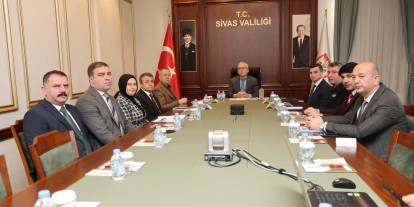 Sivas’ta taşkın riskine karşı önlemler masaya yatırıldı