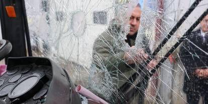 Sivas'ta işçi servisine saldıran şahıs yakalandı