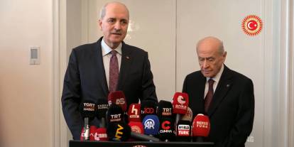 TBMM Başkanı Kurtulmuş, Bahçeli'yi ziyaret etti