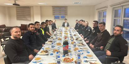 Ulaş Kaymakamı Eskimez emniyet personeliyle iftar yaptı