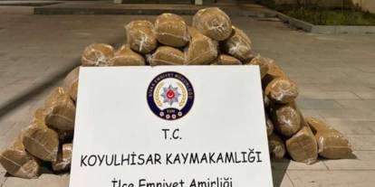 Koyulhisar'da 200 kilogram kaçak tütün ele geçirildi
