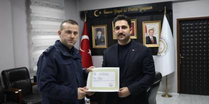 “Üstün Başarı Belgesi” ile ödüllendirdi