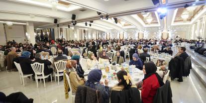 Belediye Başkanı Uzun İSKAR’ın geleneksel iftar sofrasına konuk oldu