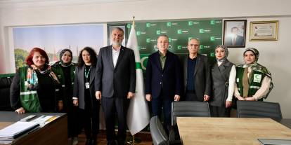 Başkan Uzun'dan Yeşilay Sivas Şubesi'ne ziyaret