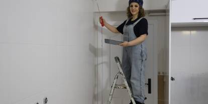 Sivas’ın kadın ustası 400 evi renklendirdi