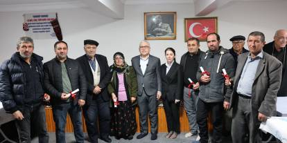 Sivas'ta 111 konut tapusu sahiplerine teslim edildi