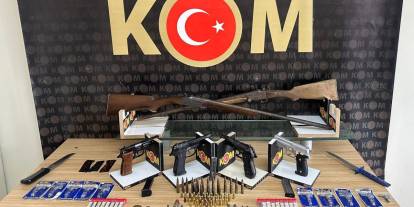 Sivas'ta silah ve mühimmat kaçakçılığı operasyonu