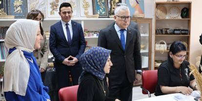 Vali Şimşek’ten Aile Destek Merkezi ziyareti