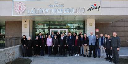 Vali Şimşek’ten İl Kültür ve Turizm Müdürlüğü’ne ziyaret