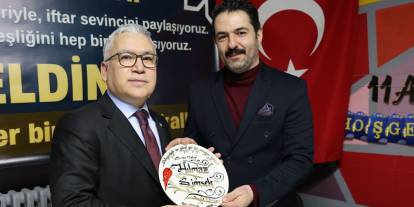 Şimşek'ten kantin işletmecisi Alpan’a teşekkür