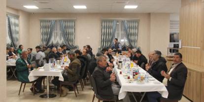 Sedille köyü eşrafı iftarda buluştu