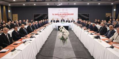 Bakan Memişoğlu, 81 ilin sağlık müdürleriyle bir araya geldi