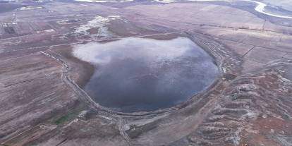 Sivas'ta göller doldu taştı, tarım arazileri göle döndü