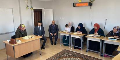 Ulaş Kaymakamı Eskimez, Kur'an kursunu ziyaret etti