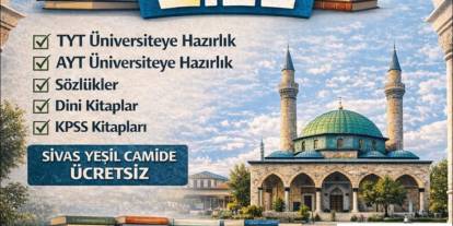 Sivas’ta camide ücretsiz 2. el kitap uygulaması