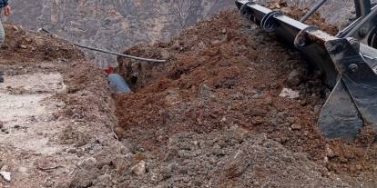 Tozanlı Grup Yolu’nda menfez onarımı tamamlandı