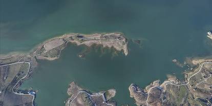 Yağışlar yaradı, Karakaya'da sular yükseldi