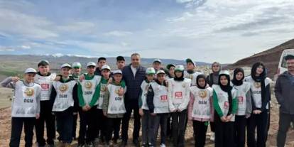 Fidanlar toprakla buluştu