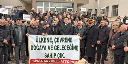 Sivas'ta Pomza Madeni tepkisi!