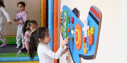 Sivas'ta minik öğrencilere modern oyun sınıfı