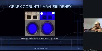 Öğretim üyeleri fizik eğitimi programında sunum yaptı