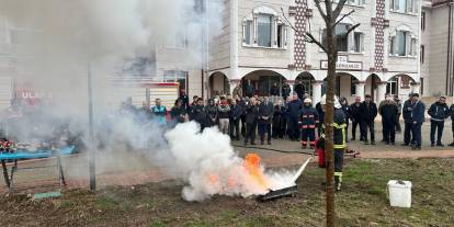 Ulaş Belediyesi kamu personeline yangın eğitimi verdi