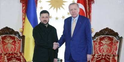 Erdoğan Zelenskiy'i resmi törenle karşıladı