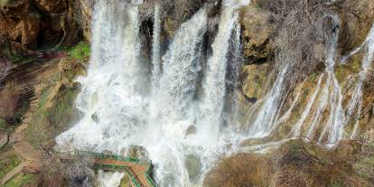 Sızır Şelalesi coştu! 20 yılın en gür hali