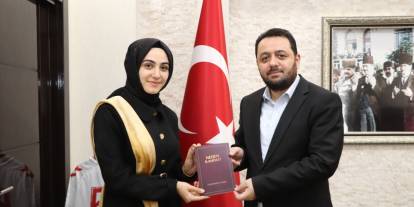 Genç yazardan Müftü Limon’a ziyaret