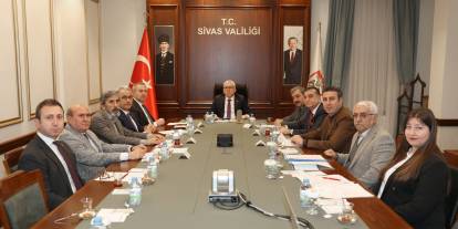 Sivas Hizmet Vakfı yönetimi toplandı