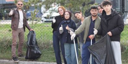 Kampüste çevre için gönüllü seferberlik