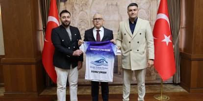 Spor kulübünden valiye ziyaret
