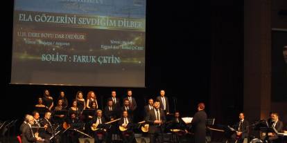 Sivas'ta Devlet THM korosu ses sanatçıları konser verdi