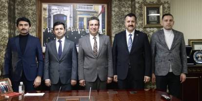 Suşehri Kaymakamı Yıldız ve Başkan Kayaoğlu temaslarda bulundu
