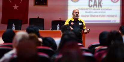 Öğrencilere afet bilinci eğitimi verildi