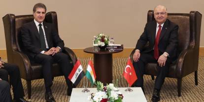 Bakan Güler, IKBY Başkanı Barzani ile görüştü