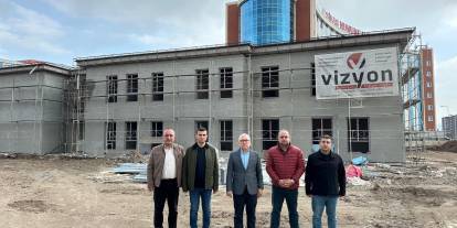 Numune Hastanesinde yeni idari bina yükseliyor