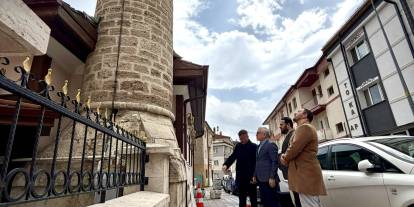 Vali Şimşek’ten tarihi Şems Camisi’nde inceleme: Tedbir talimatı verildi