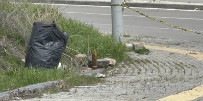 Sivas'ta yol kenarında havan topu mermisi bulundu