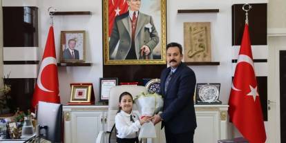 Kaymakamlık koltuğu bir günlüğüne İkranur’a emanet edildi