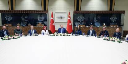 Cumhurbaşkanı Erdoğan, işçi ve işveren temsilcilerini kabul etti